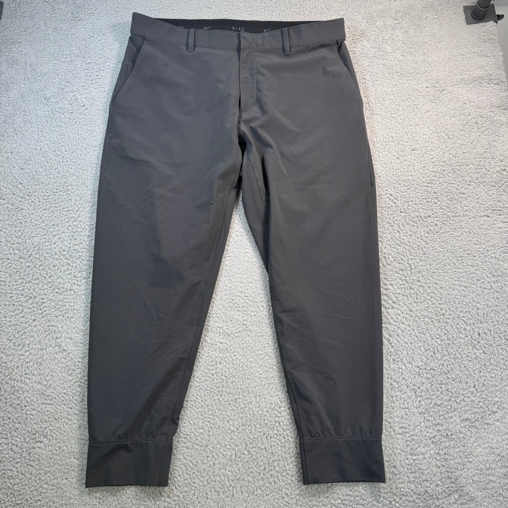 Nike Mens Dri-FIT Unscripted Golf Jogger Pants Dark Grey Size 38x28